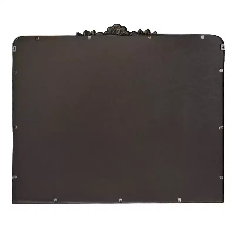 29" x 37" Ornate Metal Accent Wall Mirror Antique Bronze: Rectangular, No Assembly, Includes Mount Hardware