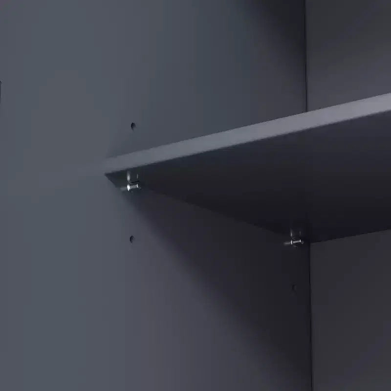 77" Freestanding Kitchen Pantry Cabinet - 3 Adjustable Shelves, 3 Drawers, 8 Door Shelves, Painted MDF, 35"W x 17.7"D