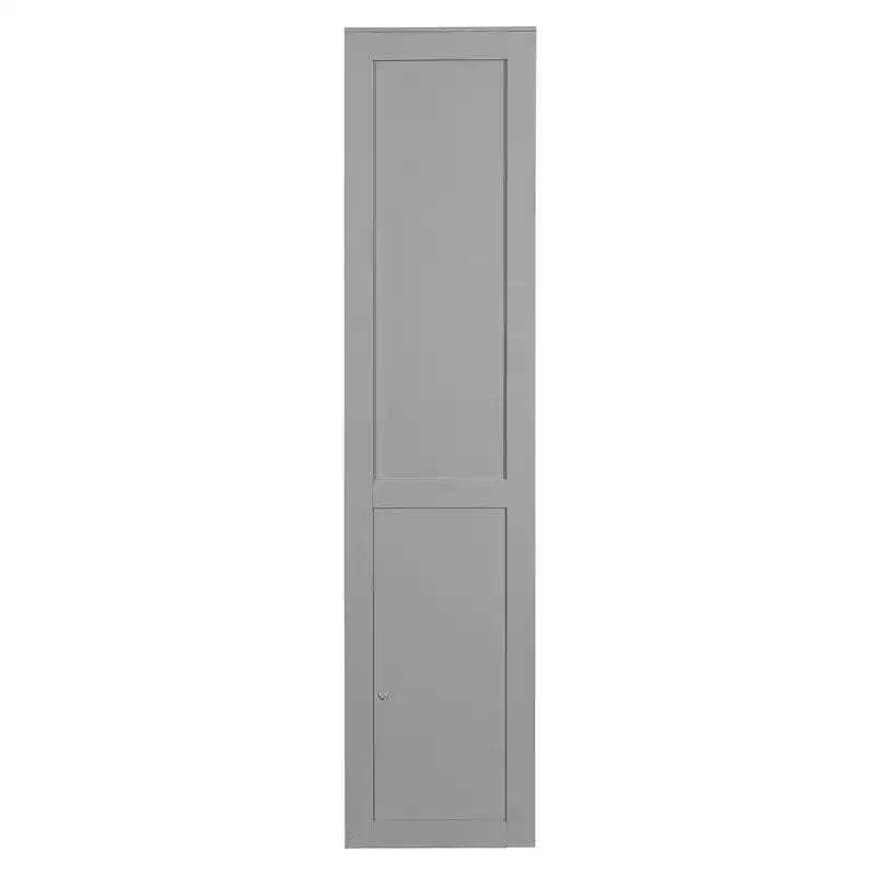 Queen Size Murphy Wall Bed with LED Lights - White/Gray, 600 lb Capacity, Space-Saving