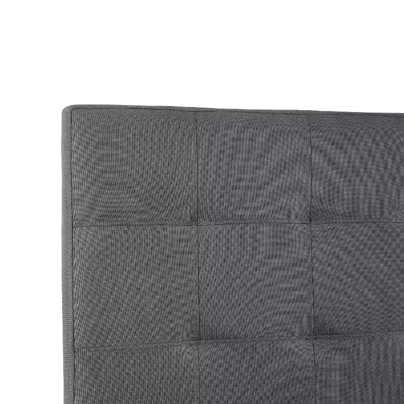 Square Channel Tufting Queen Headboard for Queen Size Bed