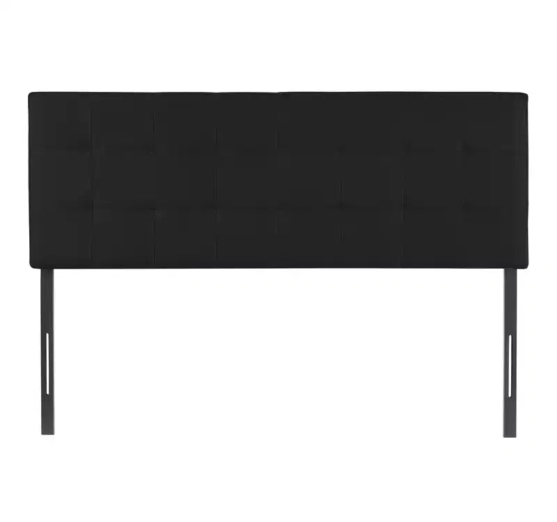 Square Channel Tufting Queen Headboard for Queen Size Bed