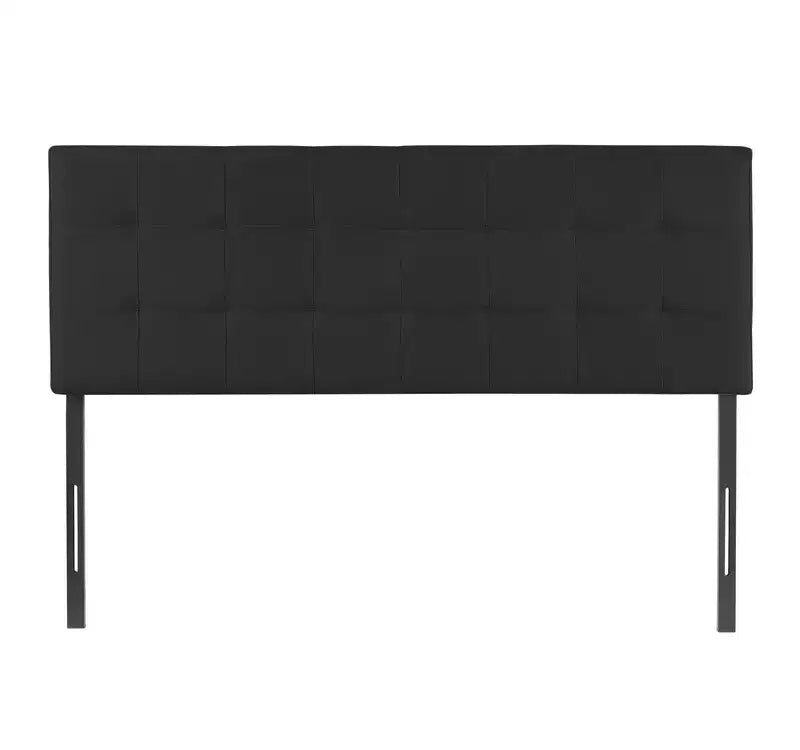 Square Channel Tufting Queen Headboard for Queen Size Bed