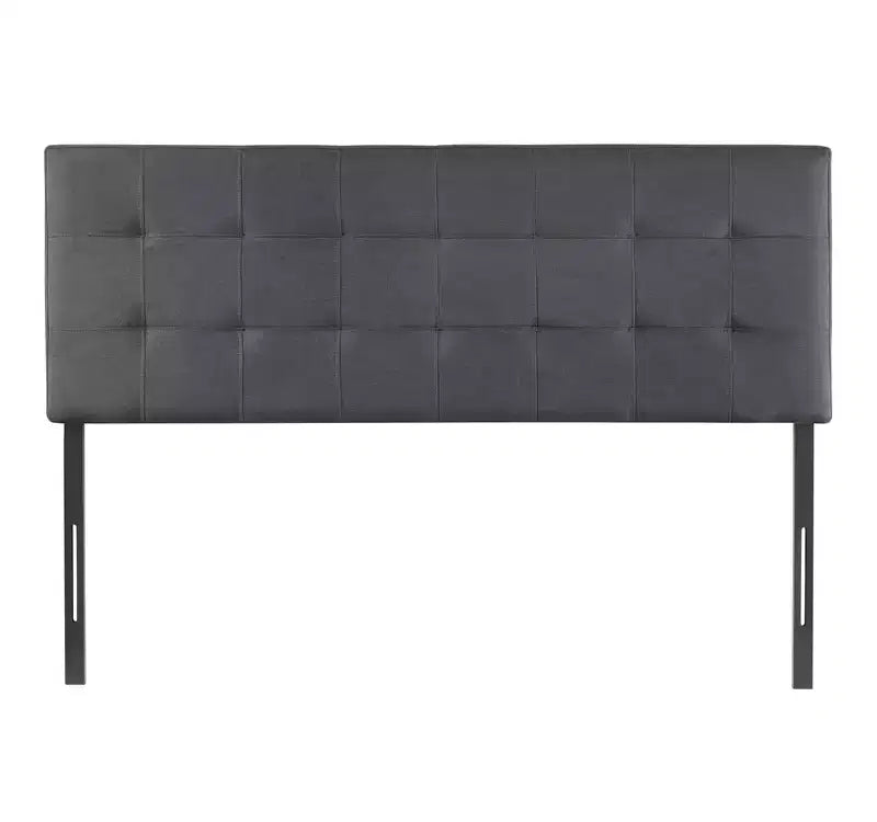 Square Channel Tufting Queen Headboard for Queen Size Bed