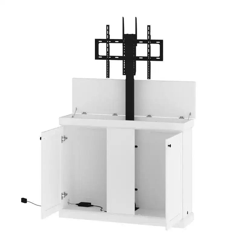 Smart Lift TV Gaming Station - Fits Up to 50" Screens, Motorized Lift, 4 Preset Heights, Dual Cable Management, MDF Cabinet, 39.3"Hx50.4"W