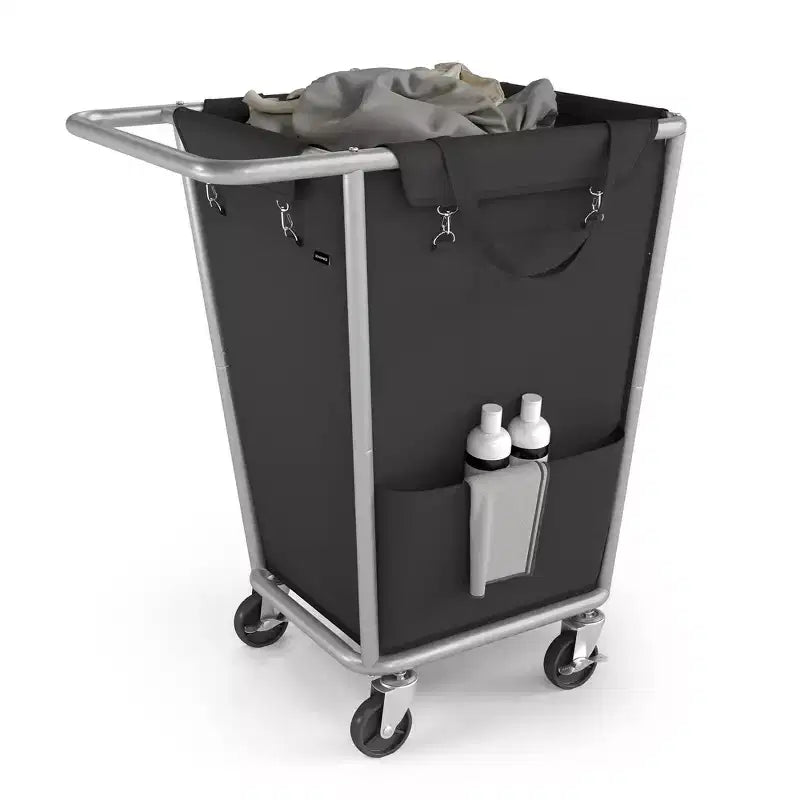 Rolling Laundry Basket with Wheels and Removable Bag - Steel Frame, 34.3 Gallon (130L), 44 lb Capacity