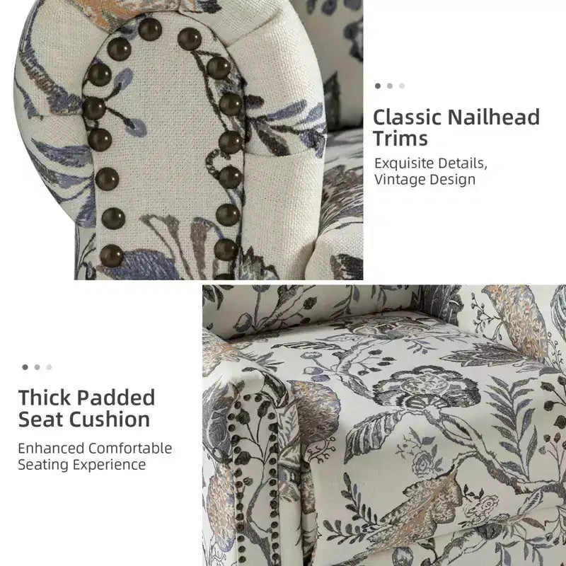 Manual Swivel Glider Recliner Chair