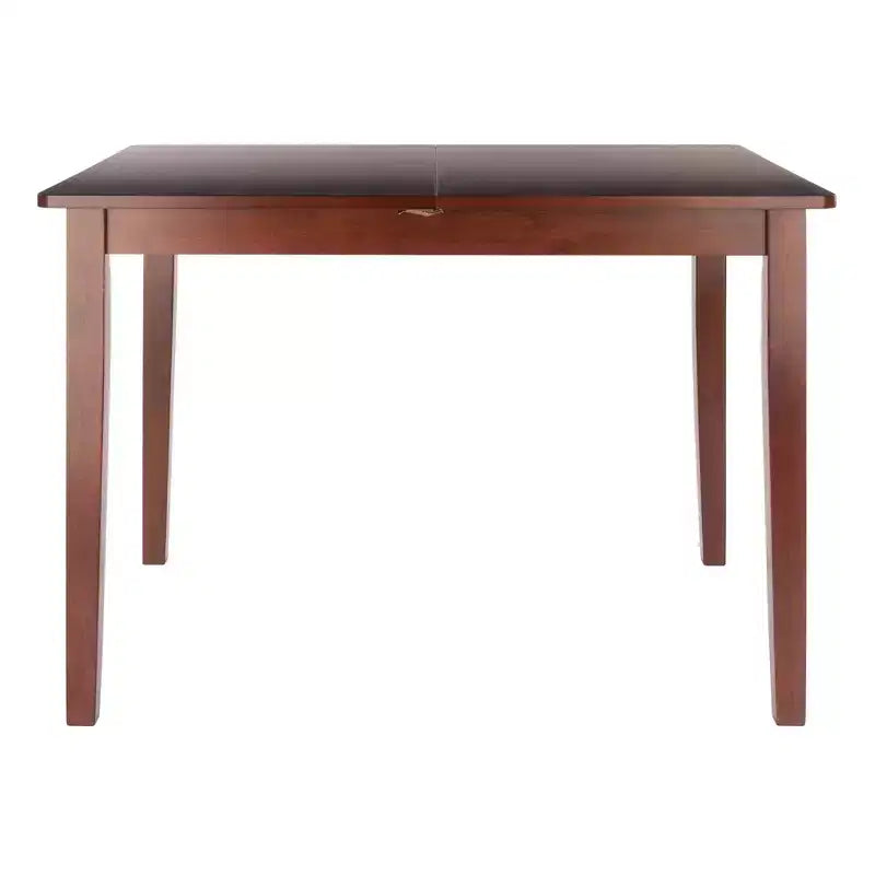 Darren Extendable Dining Table Walnut - Self-Storing Butterfly Leaf, Seats 6