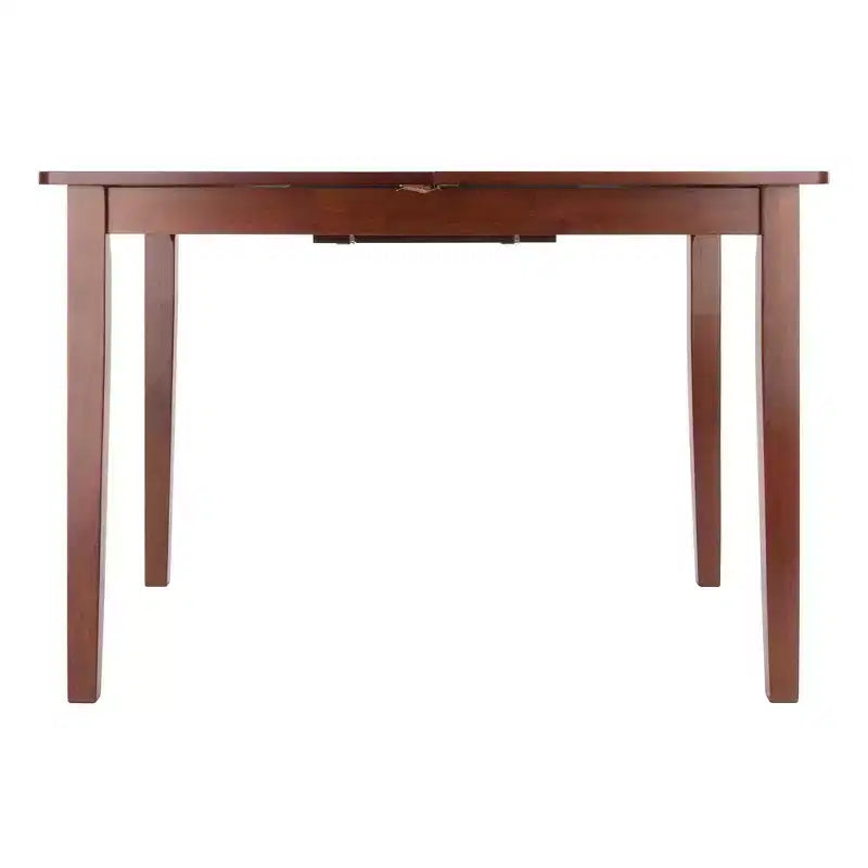 Darren Extendable Dining Table Walnut - Self-Storing Butterfly Leaf, Seats 6