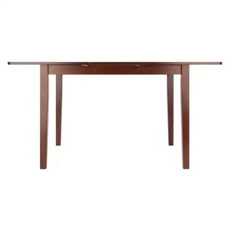 Darren Extendable Dining Table Walnut - Self-Storing Butterfly Leaf, Seats 6
